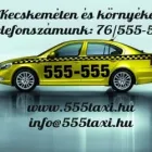 1 üzleti kép 555 TAXI KECSKEMÉT Személyszállítás, taxi ban/ben Kecskemét BK