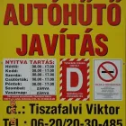 3 üzleti kép AUTÓHŰTŐ JAVÍTÁS Autóklíma, járműklíma ban/ben Nyíregyháza SZ