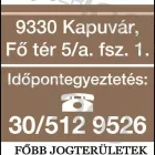1 üzleti kép DR. LUKÁCSI ANETT ÜGYVÉD KAPUVÁR Ügyvédek ban/ben Kapuvár GS