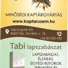 4 üzleti kép TABI KAPTÁR KFT. Méhészet ban/ben Tab SO