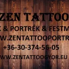 4 üzleti kép ZEN TATTOO & PORTRÉ RAJZ ÉS FESTŐ STÚDIÓ Tetoválás, testékszer, testfestés ban/ben Győr GS