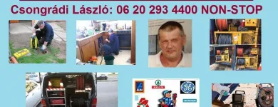 5 üzleti kép CSONGRÁDI LÁSZLÓ EV. Vízszerelés, gázszerelés ban/ben Budapest PE