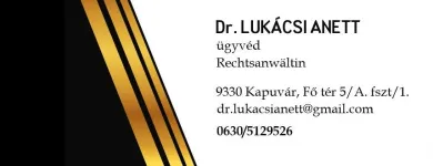 2 üzleti kép DR. LUKÁCSI ANETT ÜGYVÉD KAPUVÁR Ügyvédek ban/ben Kapuvár GS