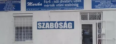 3 üzleti kép MARIKA FÉRFI NÖI DIVATÁRU ÜZLET SZABOSÁG Varroda, ruhatervező ban/ben Budapest