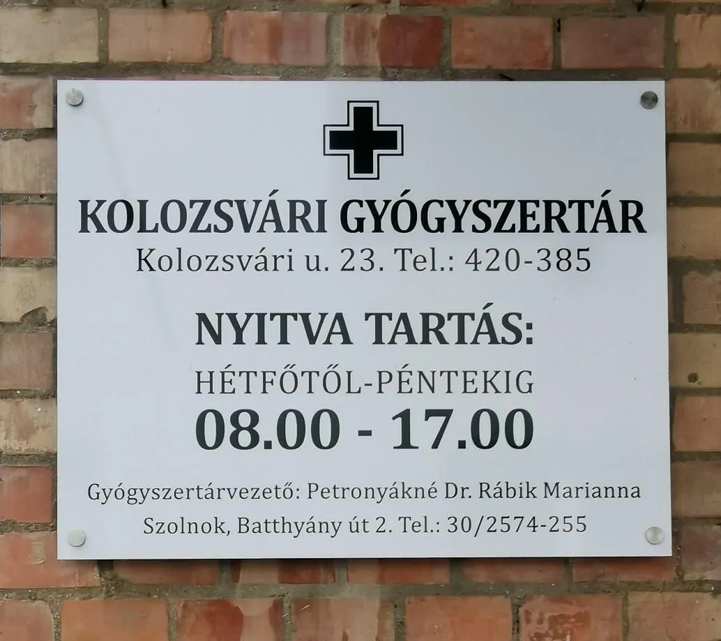 6 üzleti kép KOLOZSVÁRI GYÓGYSZERTÁR