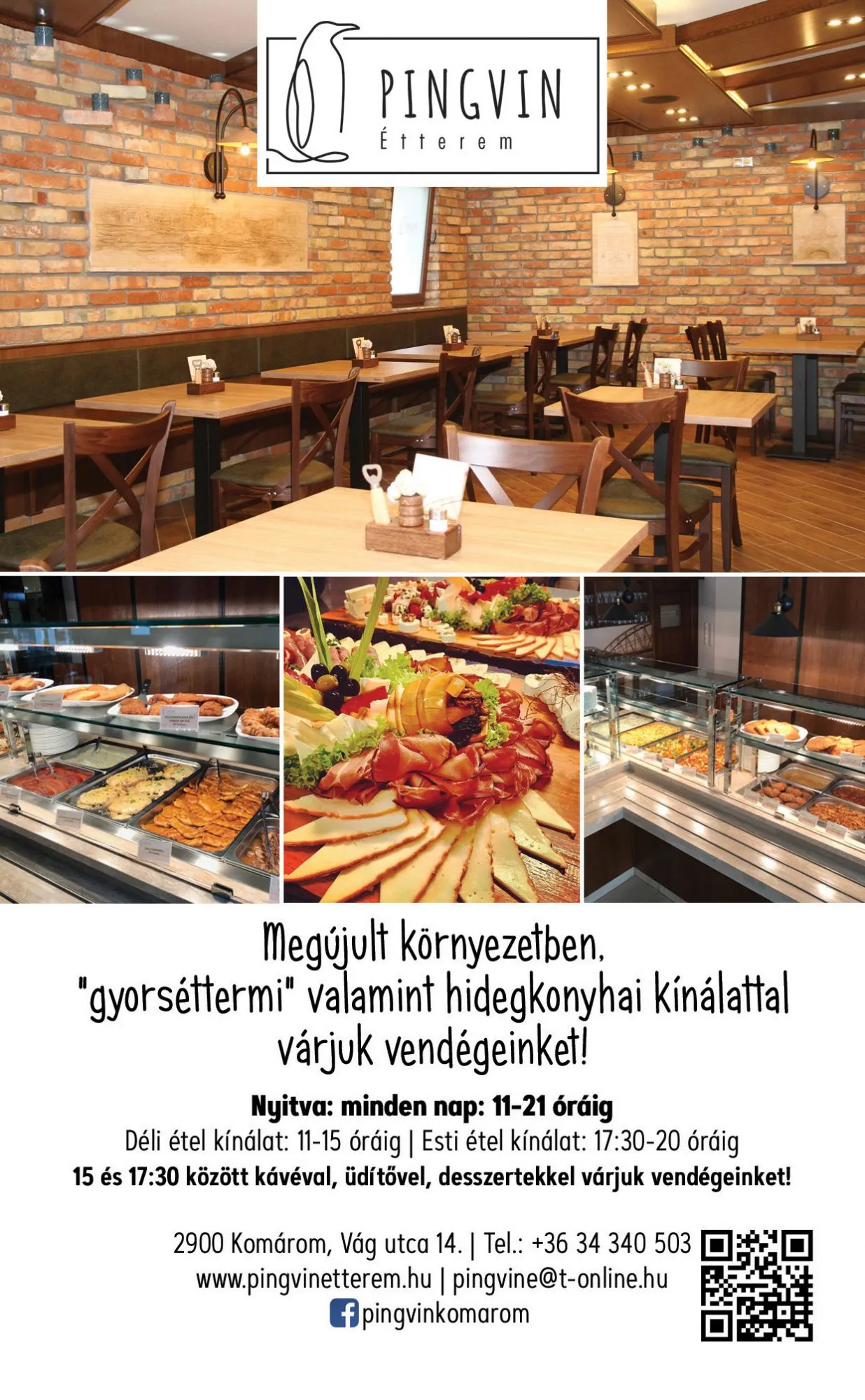 3 üzleti kép PINGVIN ÉTTEREM ÉS HIDEGKONYHA KOMÁROM