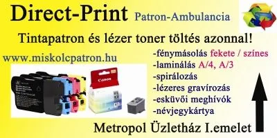 31 üzleti kép DIRECT-PRINT PATRON AMBULANCIA TINTAPATRON TONERKAZETTA