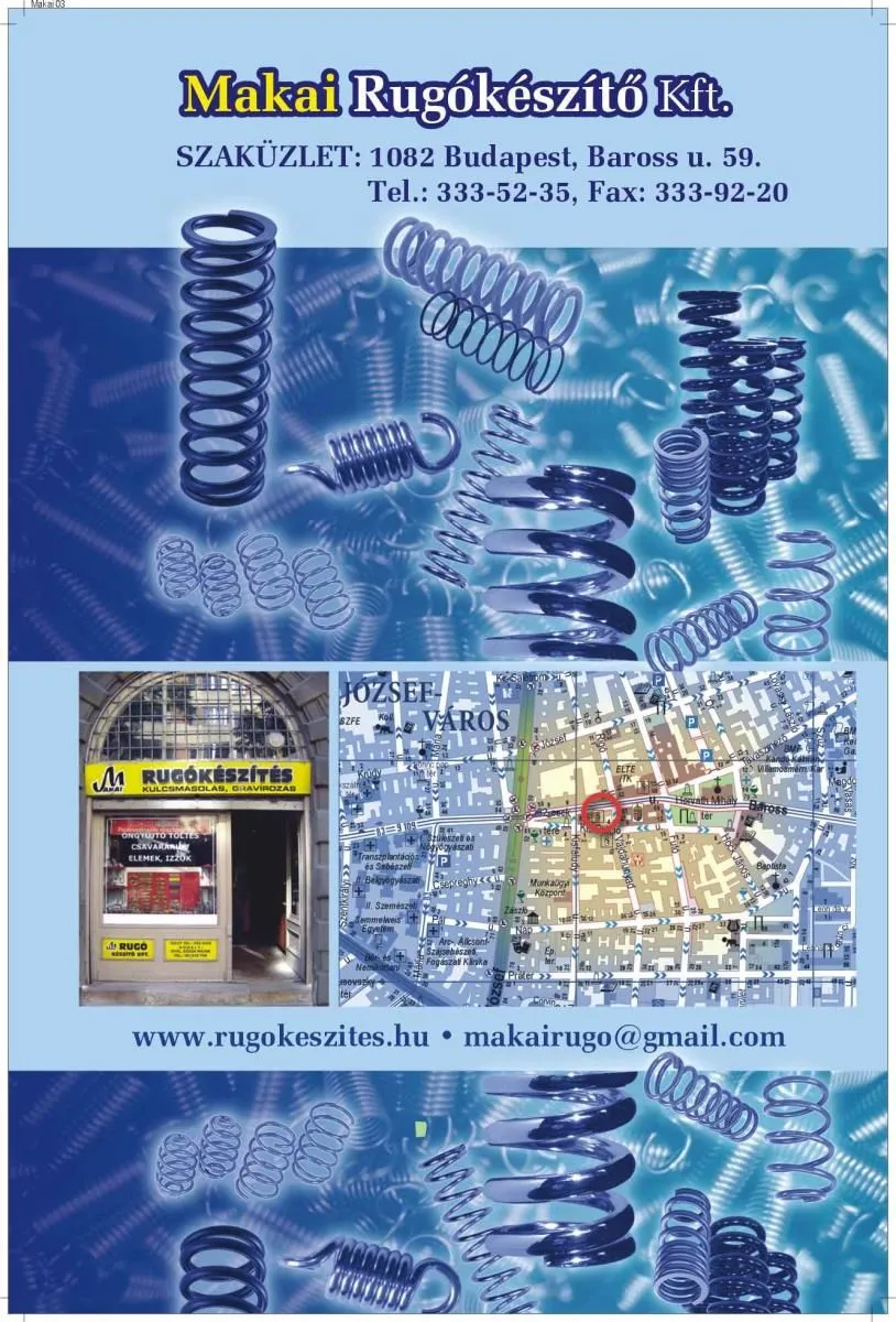 3 üzleti kép MAKAI RUGÓKÉSZÍTŐ KFT.