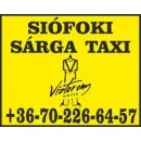 SIÓFOKI SÁRGA TAXI Személyszállítás, taxi ban/ben Siófok SO